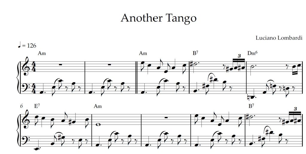 Another Tango (Piano) - Luciano Lombardi